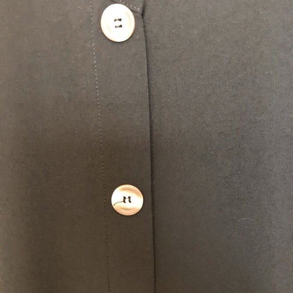 SOLD Black mini dress with buttons - Picture 3 of 4